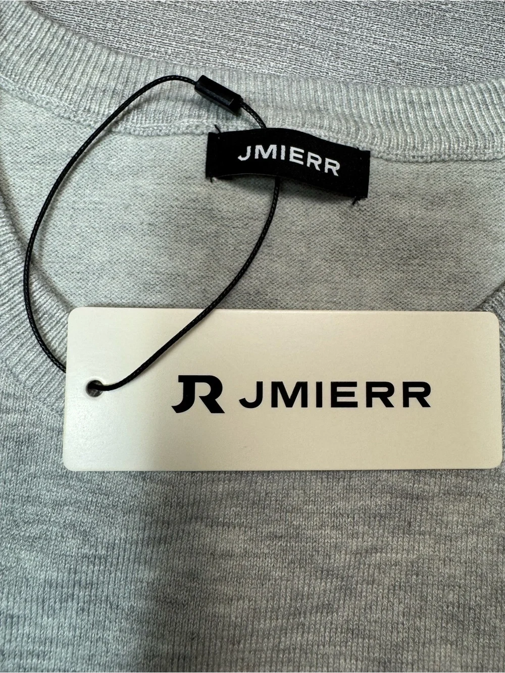 NWT New JMierr Light Grey Wool Blend Knit Sweater Size 2XL
